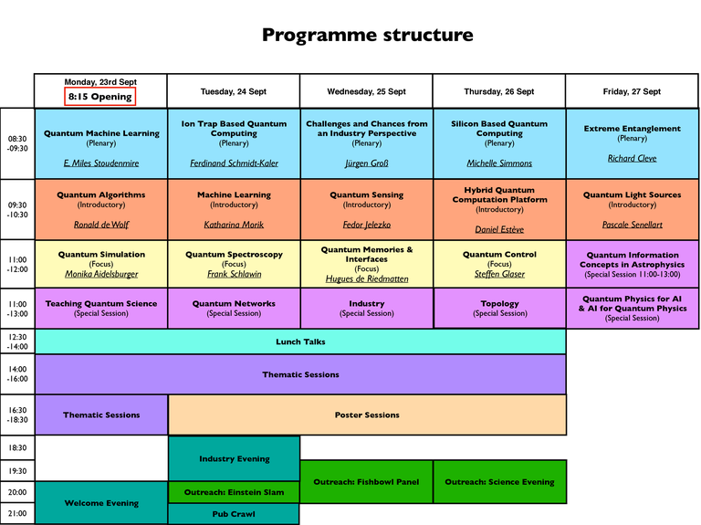 Schedule Freiburg